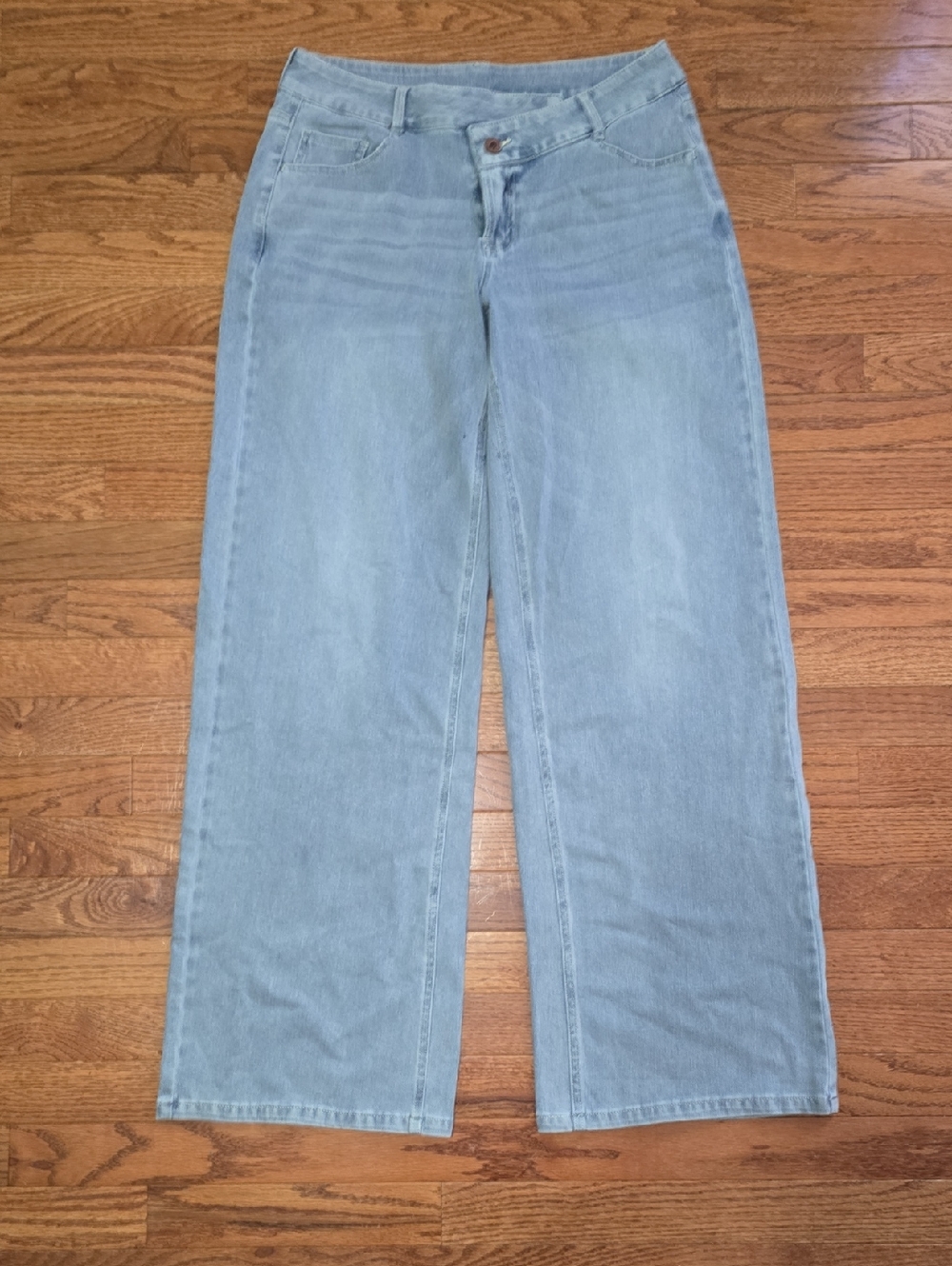 HALARA Light Blue Wide-Leg Jeans